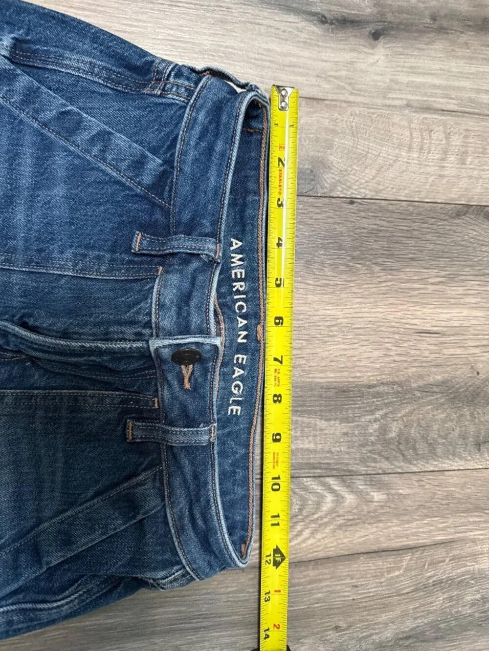 American Eagle Outfitters Womens Comfort Stretch Denim Carpenter Jeans High-Rise